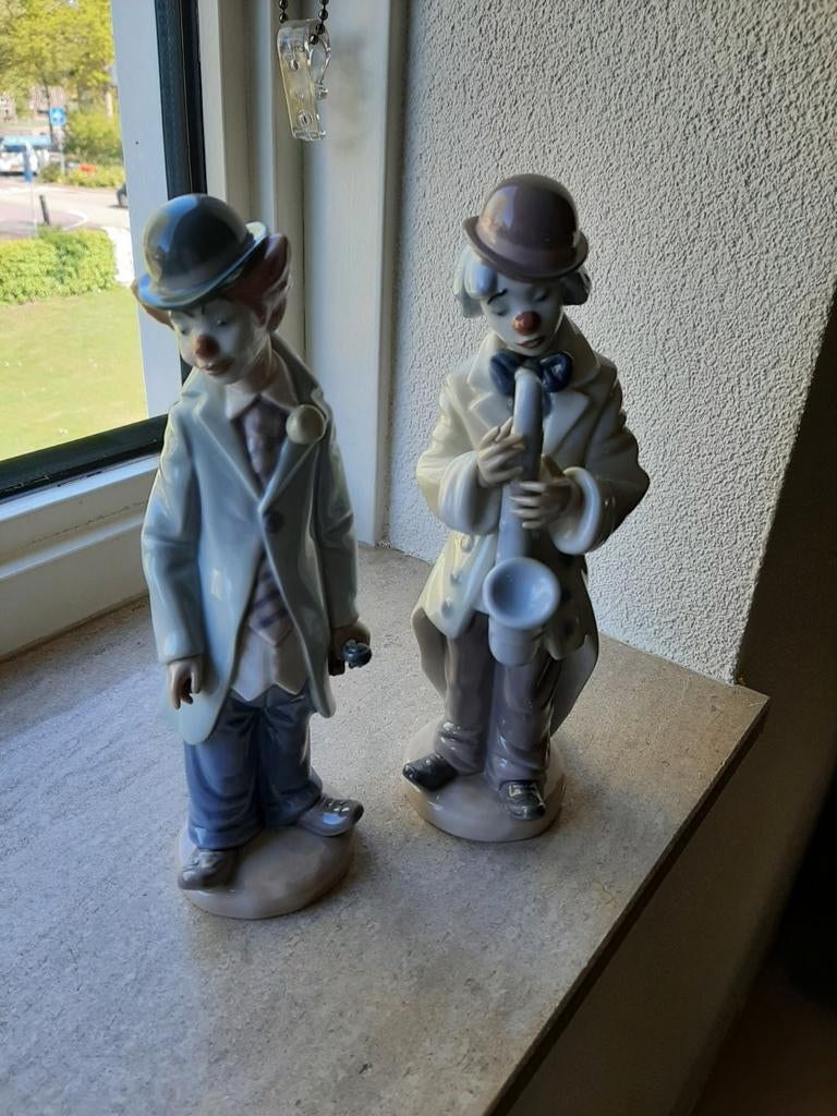 Lladro muzikale clown, Verzamelen, Beelden en Beeldjes, Ophalen of Verzenden, Overige typen