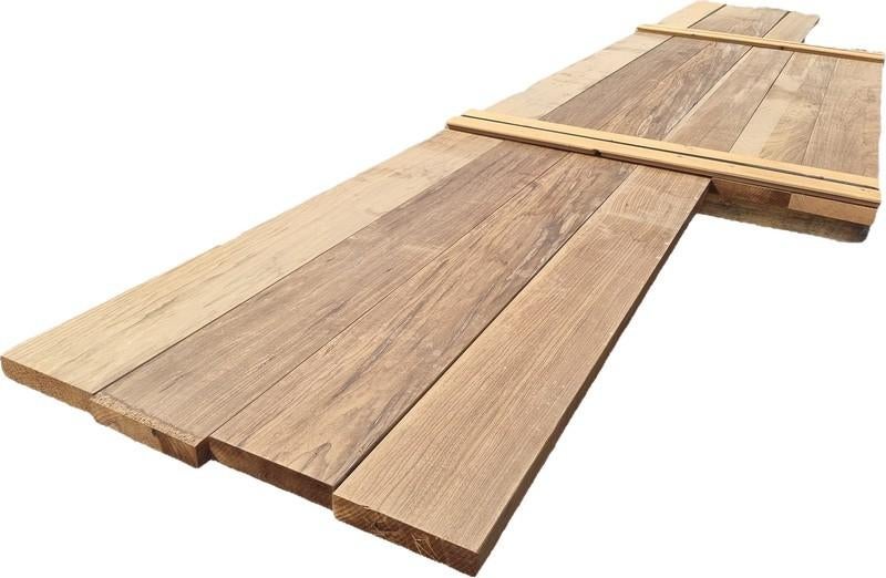 Hardhouten balken - geschaafd 38x180 - nr: HB1