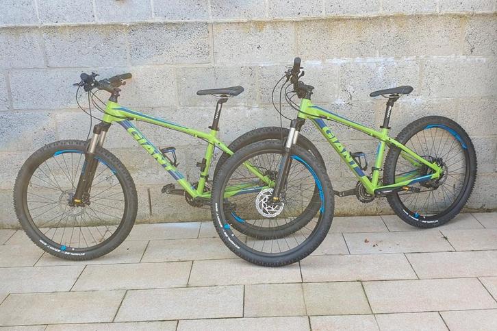 2x Giant Talon1, Fietsen en Brommers, Fietsen | Mountainbikes en ATB, Zo goed als nieuw, Giant, 49 tot 53 cm, Ophalen