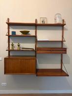 Poul Cadovius Royal System wandmeubel / kast, Gebruikt, 200 cm of meer, 150 tot 200 cm, Teakhout