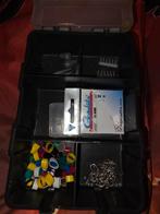 Visgerei set: Haken, lood, dobbers in opbergdoos, Ophalen of Verzenden, Gebruikt, Overige typen