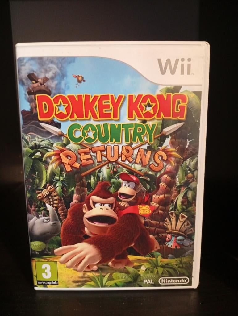 Donkey Kong Country Returns - Nintendo Wii, Ophalen of Verzenden, Gebruikt, Avontuur en Actie, Vanaf 3 jaar