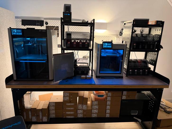 Bambu Lab H2D en X1-Carbon AMS 2 Pro Super Combo, Computers en Software, 3D Printers, Zo goed als nieuw, Ingebouwde Wi-Fi, Ophalen