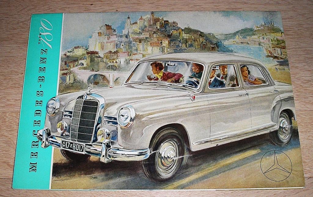 Mercedes-Benz Type 180 (W120), ca. 1956, Ophalen of Verzenden, Gelezen, Mercedes