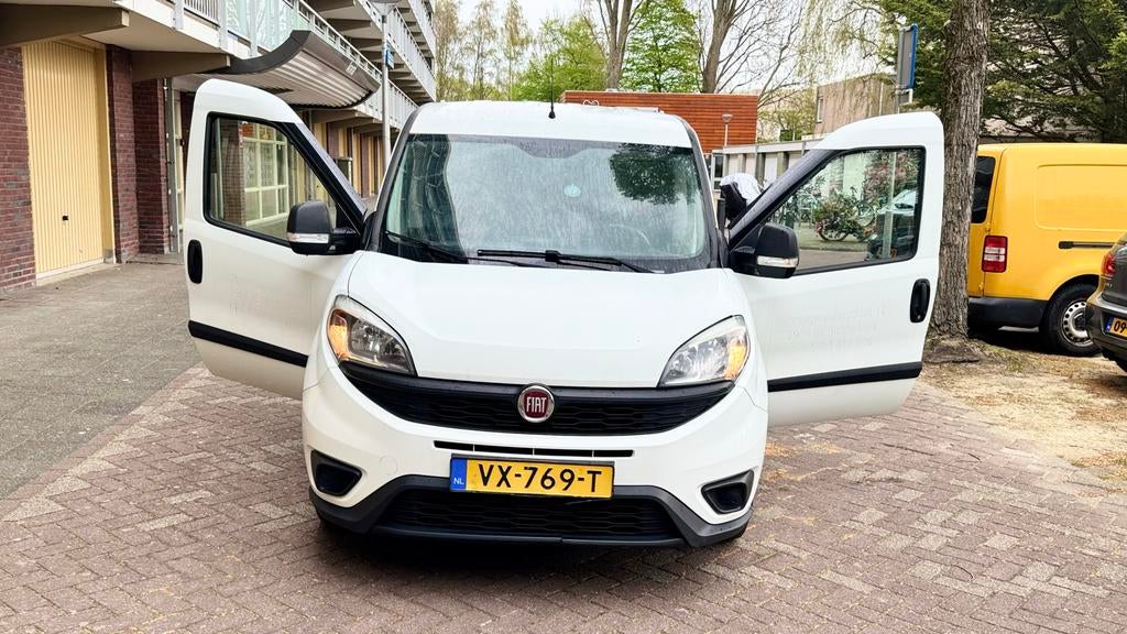 Fiat Doblo C 1.2 2016, Euro 5, 4 cilinders, Wit, Bedrijf