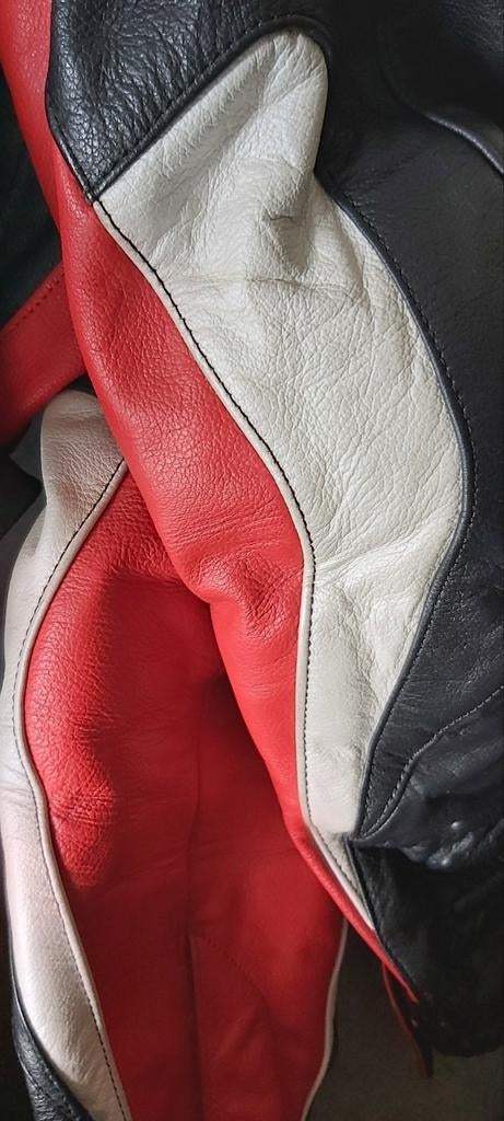 Motor broek en jas van leer, Ophalen, Tweedehands, Combipak