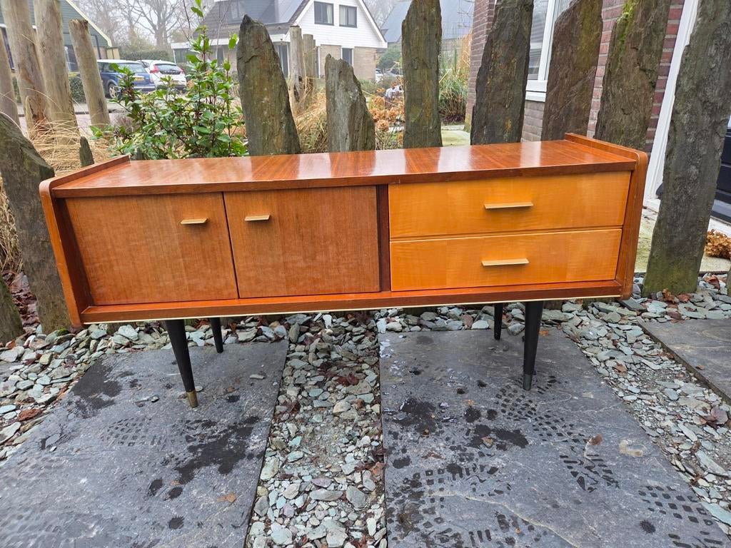 Vintage retro mid Century kast, tv meubel, dressoir jaren 60, Ophalen, Huis en Inrichting