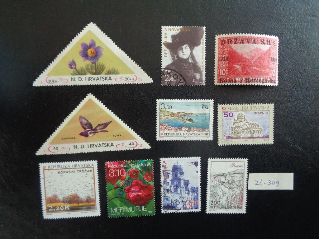 kroatie - diverse (zl-309), Ophalen of Verzenden, Overige landen, Gestempeld