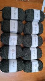 10 bollen Lettlopi wol - donkergroen (kleur 0465), Ophalen of Verzenden