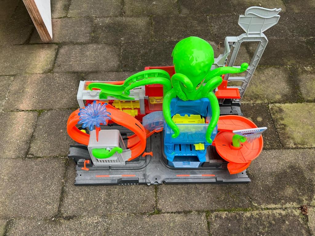 Hot Wheels Wasstraat met octopus, Ophalen, Gebruikt