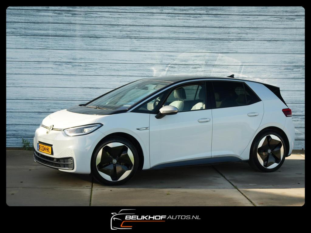 Volkswagen ID.3 First Max 58 kWh Soh 93% Panorama Headup Cam, Auto's, Automaat, 966 min, Gebruikt, Zwart