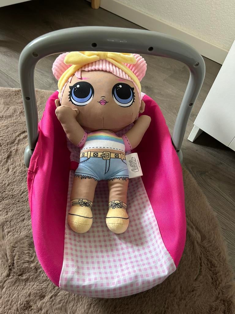 2 stoffen lol poppen en n maxi coste samen te koop, Ophalen of Verzenden, Zo goed als nieuw, Overige typen