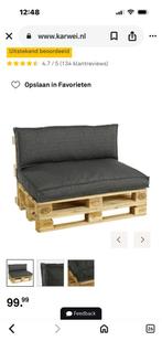 4 sets pallet kussens, Tuin en Terras, Ophalen, Zo goed als nieuw