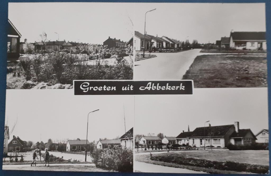 Ansichtkaart Nederland Abbekerk, Verzamelen, Ophalen of Verzenden, 1960 tot 1980, Gelopen, Noord-Holland