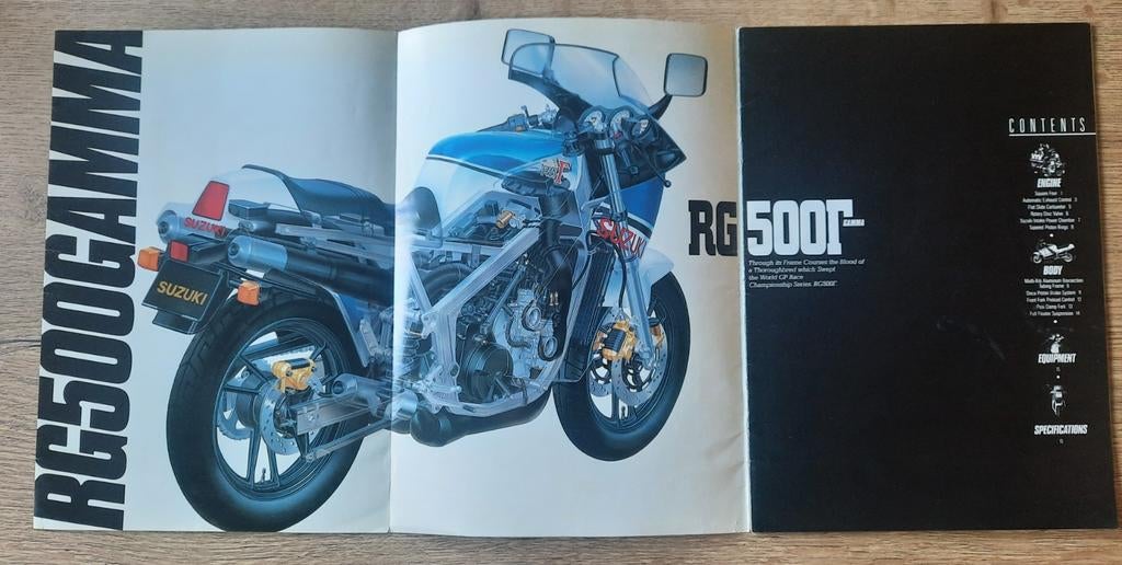 Suzuki  RG500  Gamma  folder, Motoren, Ophalen