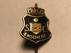 Metalen S.C. ENSCHEDE VOETBALCLUB Speld., Verzenden, Zo goed als nieuw, Sport, Speldje of Pin