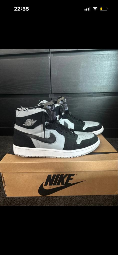 Air Jordan 1 Zoom Air CMFT 'Smoke Grey', Ophalen of Verzenden, Nieuw, Zwart, Sneakers of Gympen