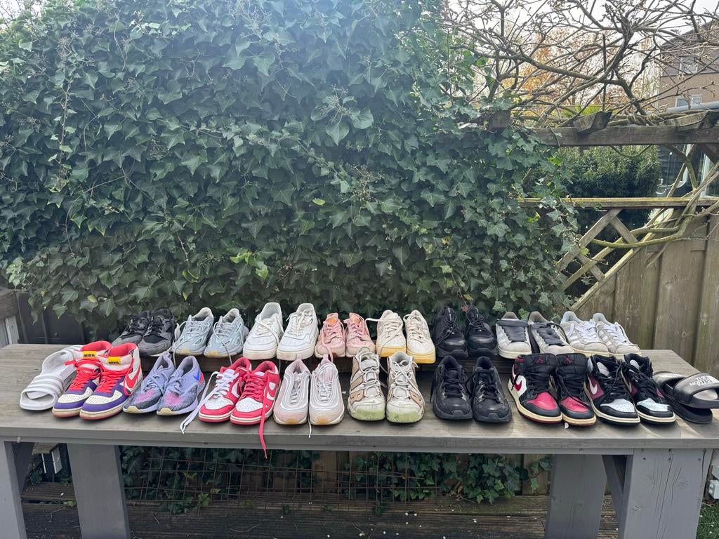 Partij sneakers Nike, Adidas, The North Face,bronx., Ophalen of Verzenden, Gedragen, Overige kleuren, Sneakers of Gympen