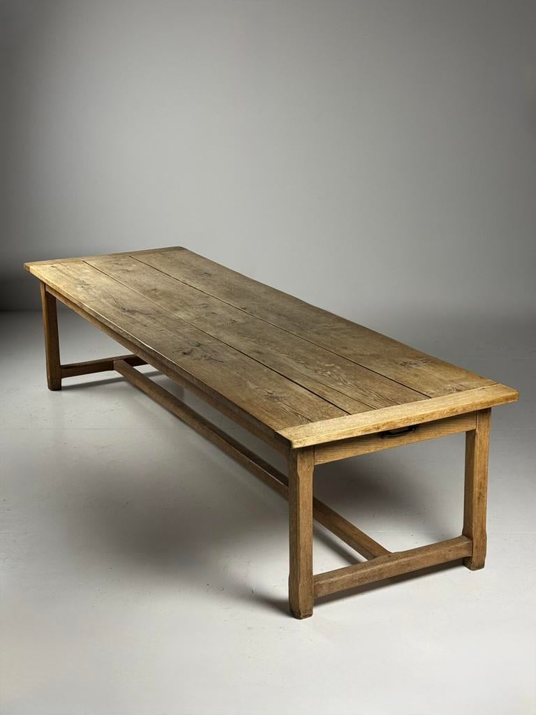 Franse kloostertafel 19e eeuw eiken, Antiek en Kunst, Antiek | Meubels | Tafels, Ophalen