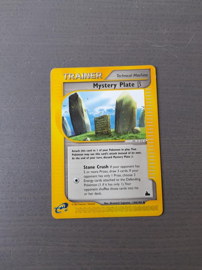 2003 skyridge 134/144 mystery plate, Ophalen of Verzenden, Zo goed als nieuw, Losse kaart