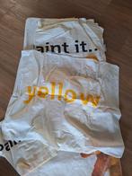 Grappig Dekbedovertrek Eend 'Paint it Yellow', Gebruikt, Wit, Dekbedovertrek, Tweepersoons