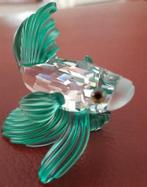 Swarovski vechtvis groen, Ophalen of Verzenden, Figuurtje
