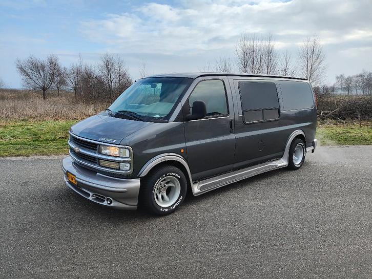 GMC Chevrolet Starcraft – één van de mooiste Chevy Vans, Auto's, Bestelauto's, Bedrijf, ABS, Airbags, Airconditioning, Android Auto