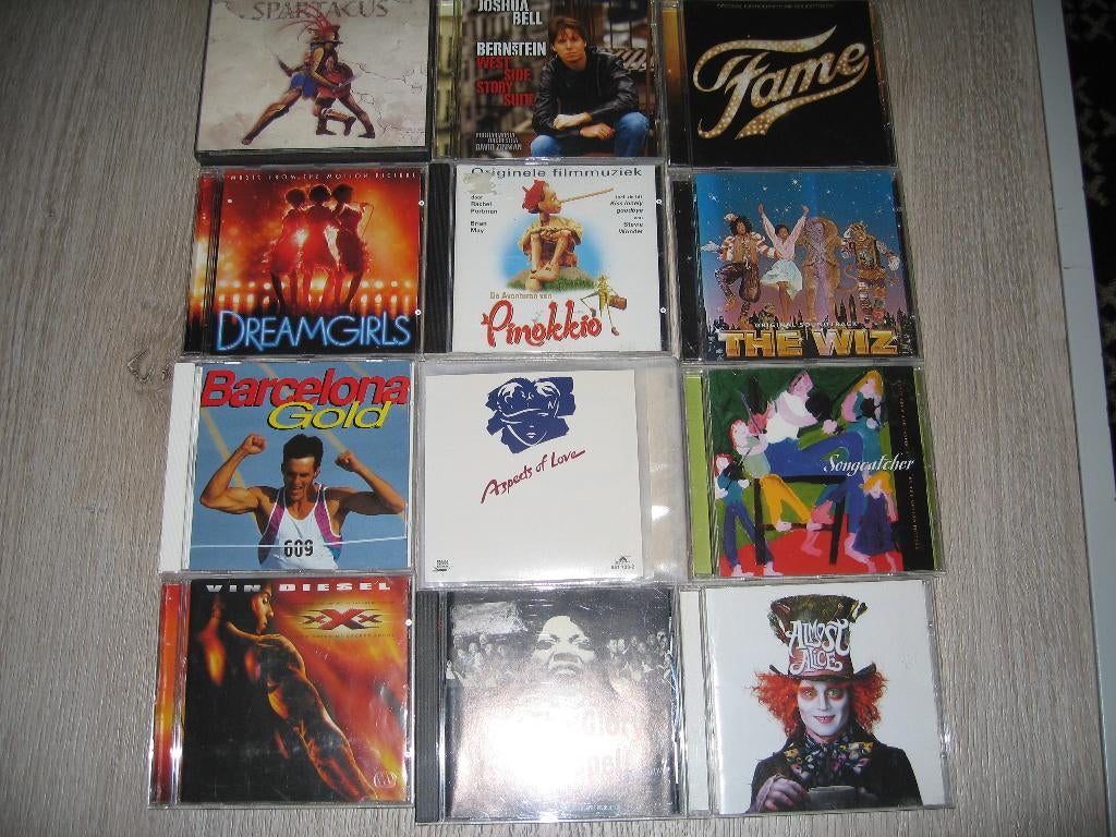 Verzameling party film en musical soundtrack cd's, Cd's en Dvd's, Ophalen of Verzenden, Zo goed als nieuw