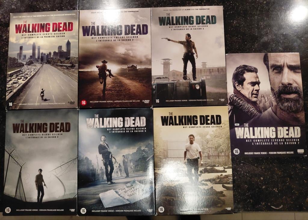 The Walking Dead seizoen 1 t/m 7., Horror, Vanaf 16 jaar, Boxset, Ophalen of Verzenden