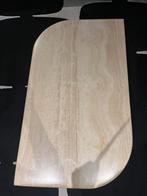 Traanvormige travertin salontafel, Ophalen, Overige materialen, 100 tot 150 cm, 50 tot 100 cm