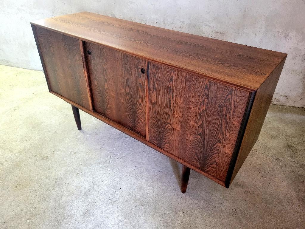 Vintage palissander dressoir van Gunni Omann voor ACO Mobler, Gebruikt, 25 tot 50 cm, Ophalen, Deens design, Vintage design, Mid century modern