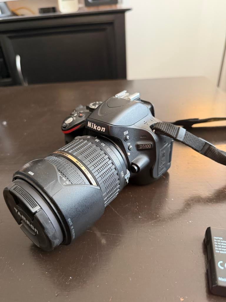 Nikon D5100 spiegelreflexcamera met Tamron 18-200mm lens, Audio, Tv en Foto, Fotocamera's Digitaal, Gebruikt, Spiegelreflex, Ophalen of Verzenden