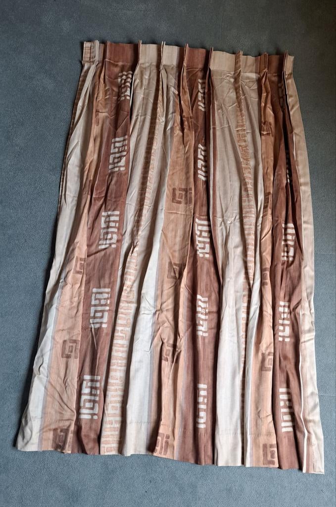 OVERGORDIJNEN EN VITRAGE GORDIJN MET VLINDERPLOOI, Huis en Inrichting, Stoffering | Gordijnen en Lamellen, Ophalen of Verzenden