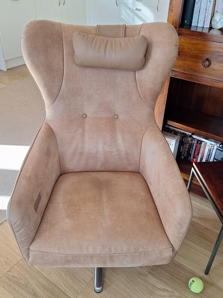 Prominent relax fauteuil., Huis en Inrichting, Fauteuils, Ophalen, Minder dan 75 cm, Zo goed als nieuw, Stof
