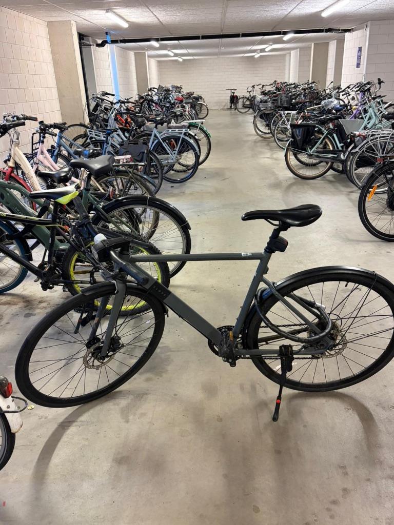 Elops 500 stadsfiets, Fietsen en Brommers, Overige merken, Minder dan 10 versnellingen, Gebruikt, Aluminium
