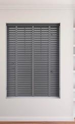 Houten jaloezie met ladderband - Carbon 1890x1270mm, Ophalen, 100 tot 150 cm, 150 tot 200 cm, Nieuw