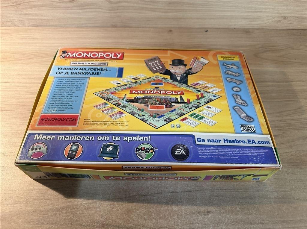 monopoly van dam tot dom editie - s6920, Hobby en Vrije tijd, Gezelschapsspellen | Bordspellen, Verzenden, Zo goed als nieuw