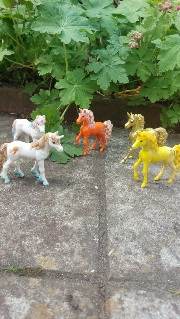 Schleich eenhoorn veulens!, Ophalen of Verzenden, Zo goed als nieuw