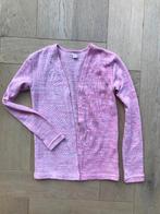 Leuk lichtroze gemeleerd vestje/bolero maat 110/116, Ophalen of Verzenden, Gebruikt, Meisje, Trui of Vest