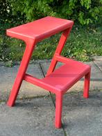 IKEA MÄSTERBY opstapje rood  krukje design vintage, Ophalen of Verzenden, Gebruikt, Kunststof