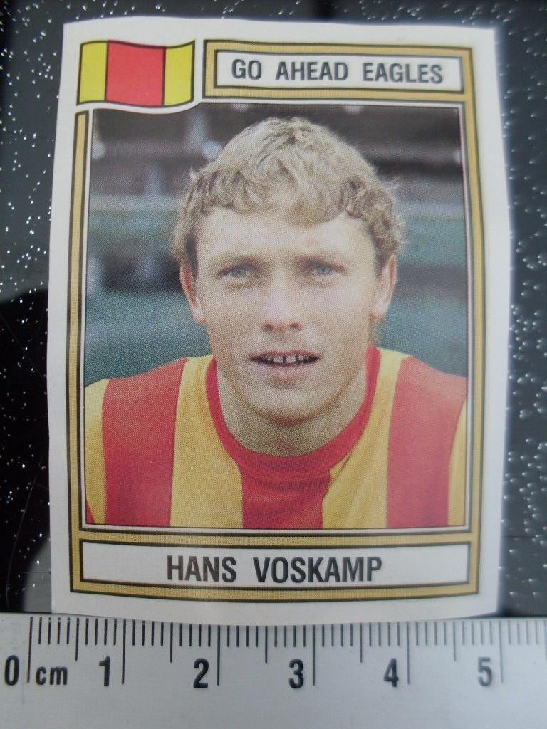 panini sticker voetbal 83 go ahead eagles Hans Voskamp nr102, Verzamelen, Verzenden, Zo goed als nieuw, Overige binnenlandse clubs