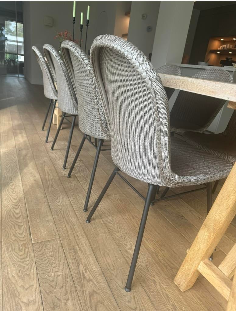 Vincent Sheppard stoelen x 8 als nieuw, Huis en Inrichting, Ophalen of Verzenden, Zo goed als nieuw, Bruin