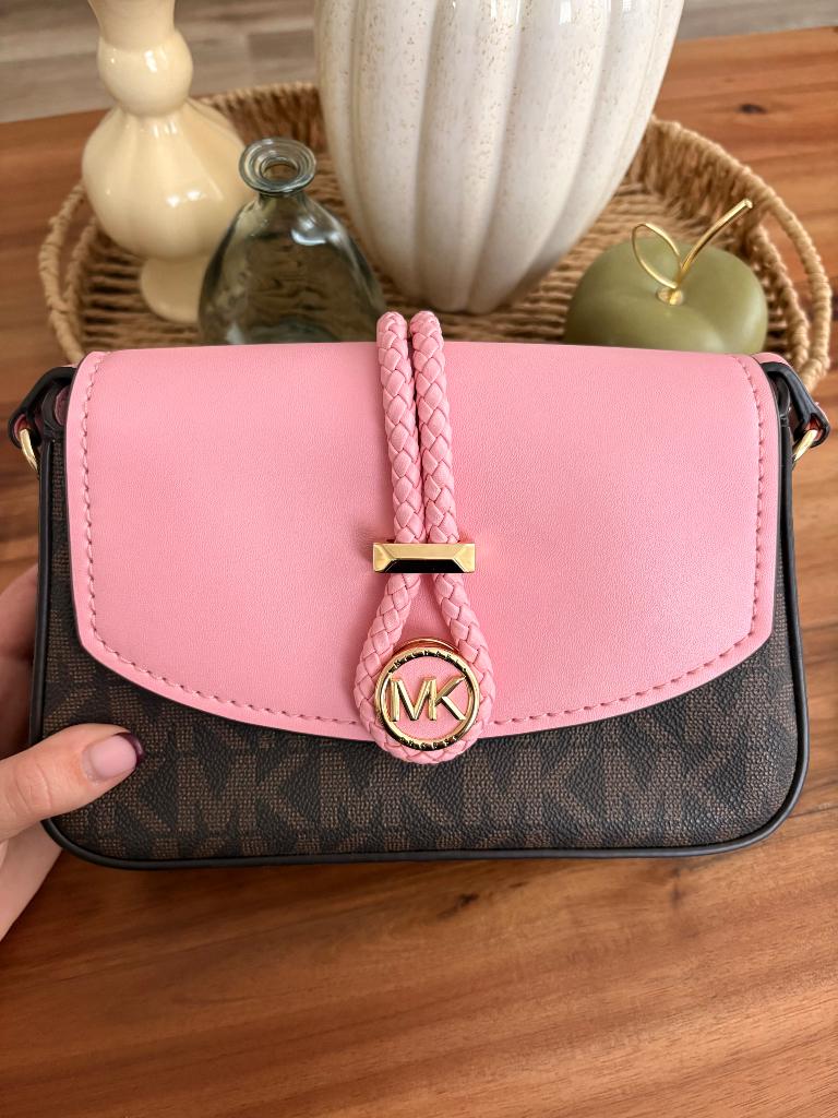 Michael Kors dames schoudertas (origineel), Sieraden, Tassen en Uiterlijk, Tassen | Damestassen, Ophalen, Zo goed als nieuw, Bruin
