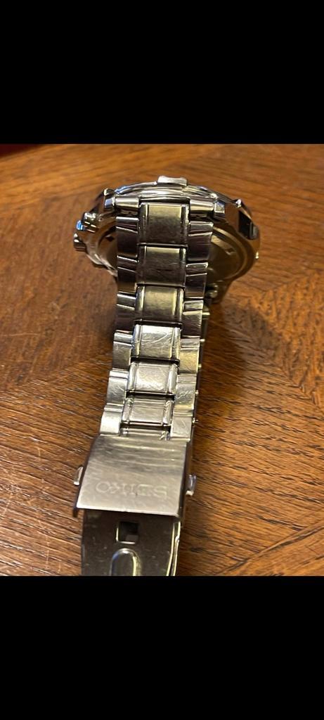 Seiko Solar Chronograph Herenhorloge - Zo goed als nieuw, Sieraden, Tassen en Uiterlijk, Horloges | Heren, Zo goed als nieuw, Seiko