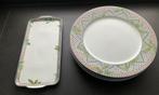 Hutschenreuther porselein bord 6x + schaal haciënda decor, Ophalen of Verzenden, Zo goed als nieuw, Porselein, Bord of Schaal