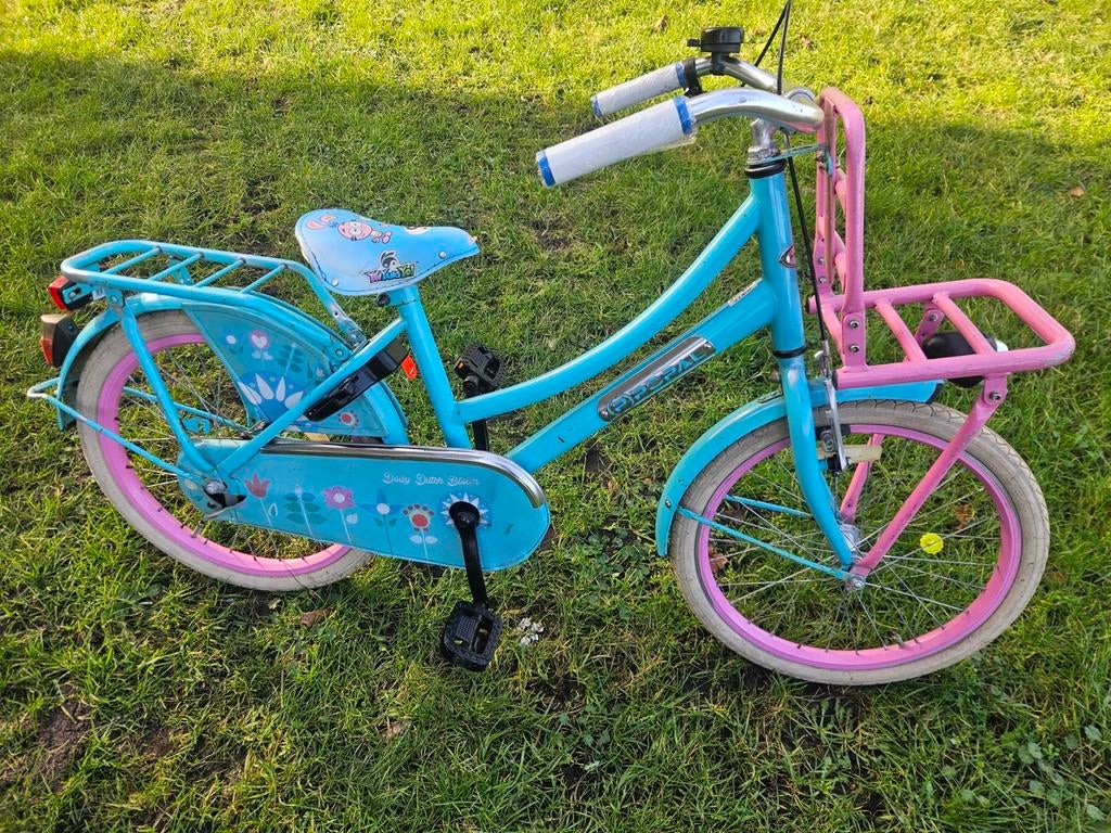 Popal meisjesfiets 20", Fietsen en Brommers, Fietsen | Meisjes, Ophalen of Verzenden, Zo goed als nieuw, 24 inch, Handrem
