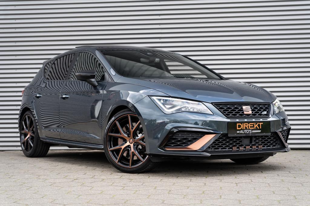 SEAT Leon 2.0 TSI CUPRA CARBON EDITION BREMBO BEATS PANO, 15 km/l, Gebruikt, Zwart, 4 cilinders