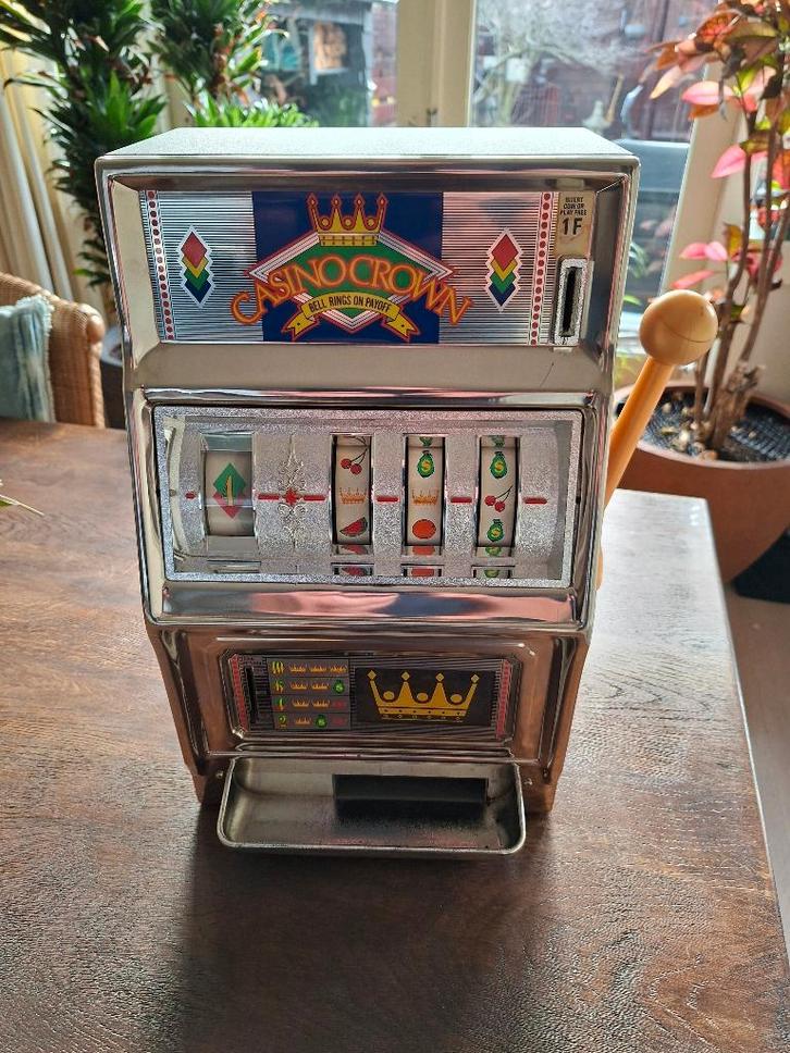 WACO Casino Crown eenarmige bandiet gokkast jaren 70, Verzamelen, Automaten | Gokkasten en Fruitautomaten, Gebruikt, Overige munten