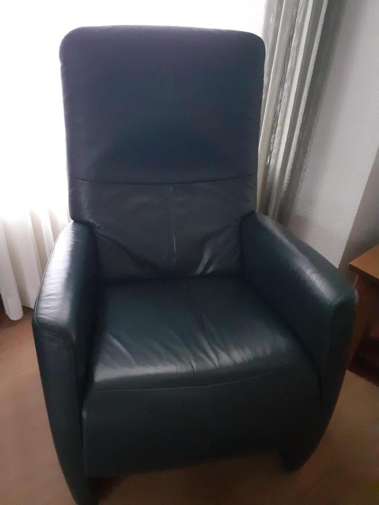 relaxstoel, Huis en Inrichting, Fauteuils, Ophalen, Gebruikt, Minder dan 75 cm, Leer