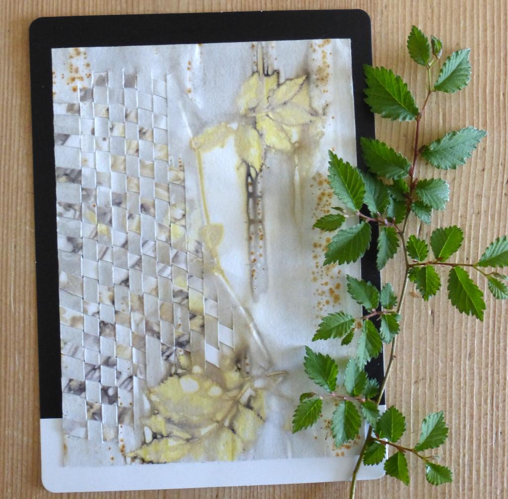 Ecoprint rozenbladtakje, Ophalen of Verzenden